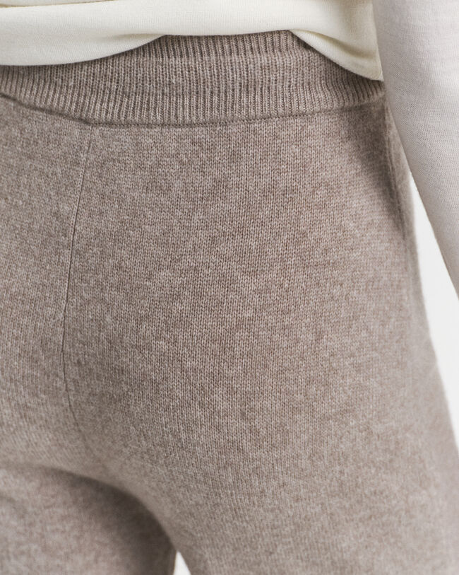 Pantalones de punto de lana