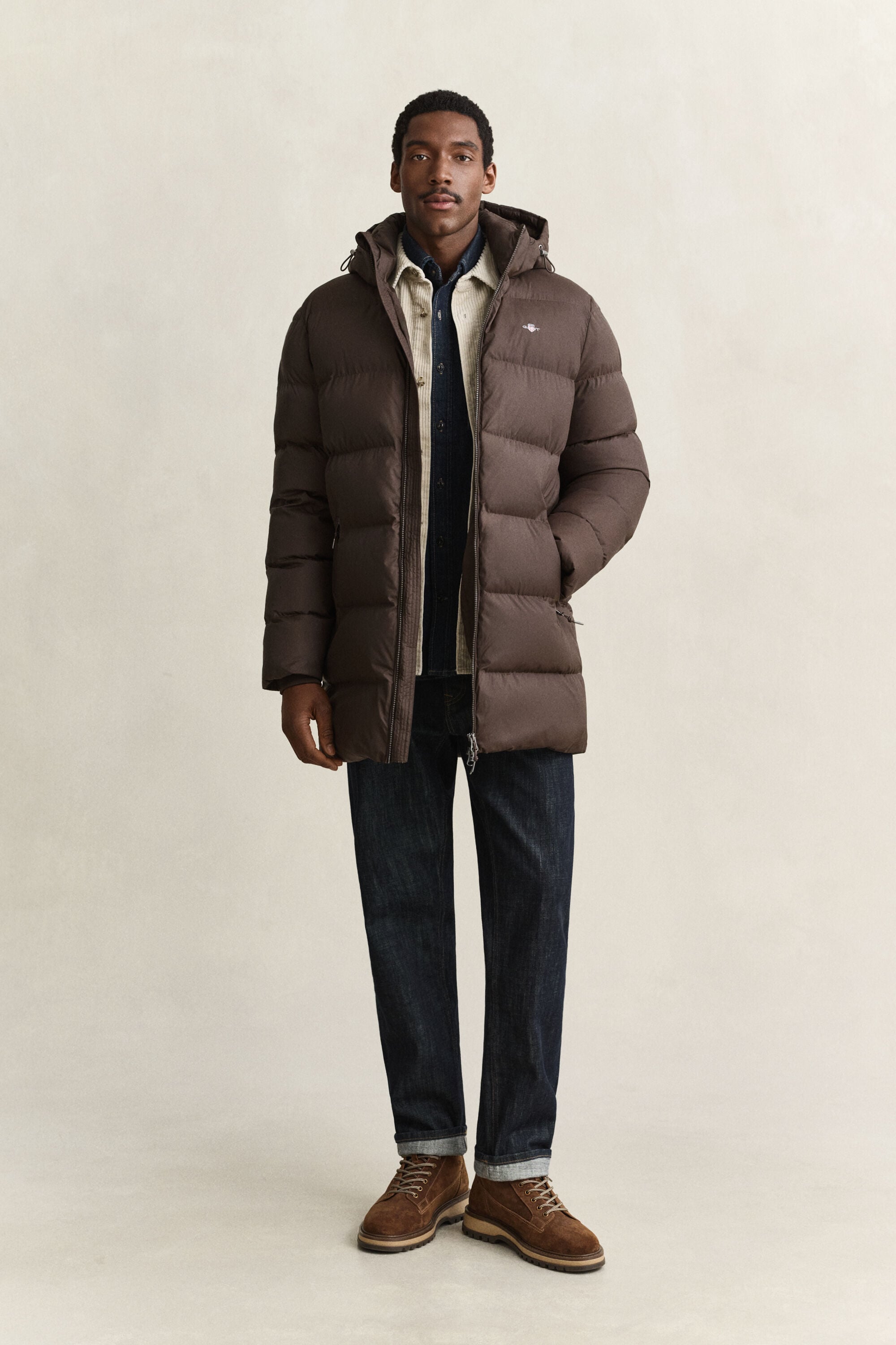Chaqueta Active Cloud de largo medio