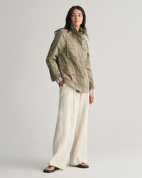 Cazadora militar teñida en prenda