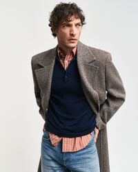 Jersey tipo polo de lana merino extrafina