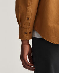 Camisa Relaxed Fit de sarga