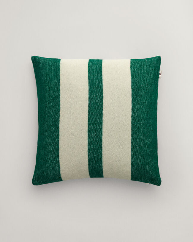Cojín de lana a rayas