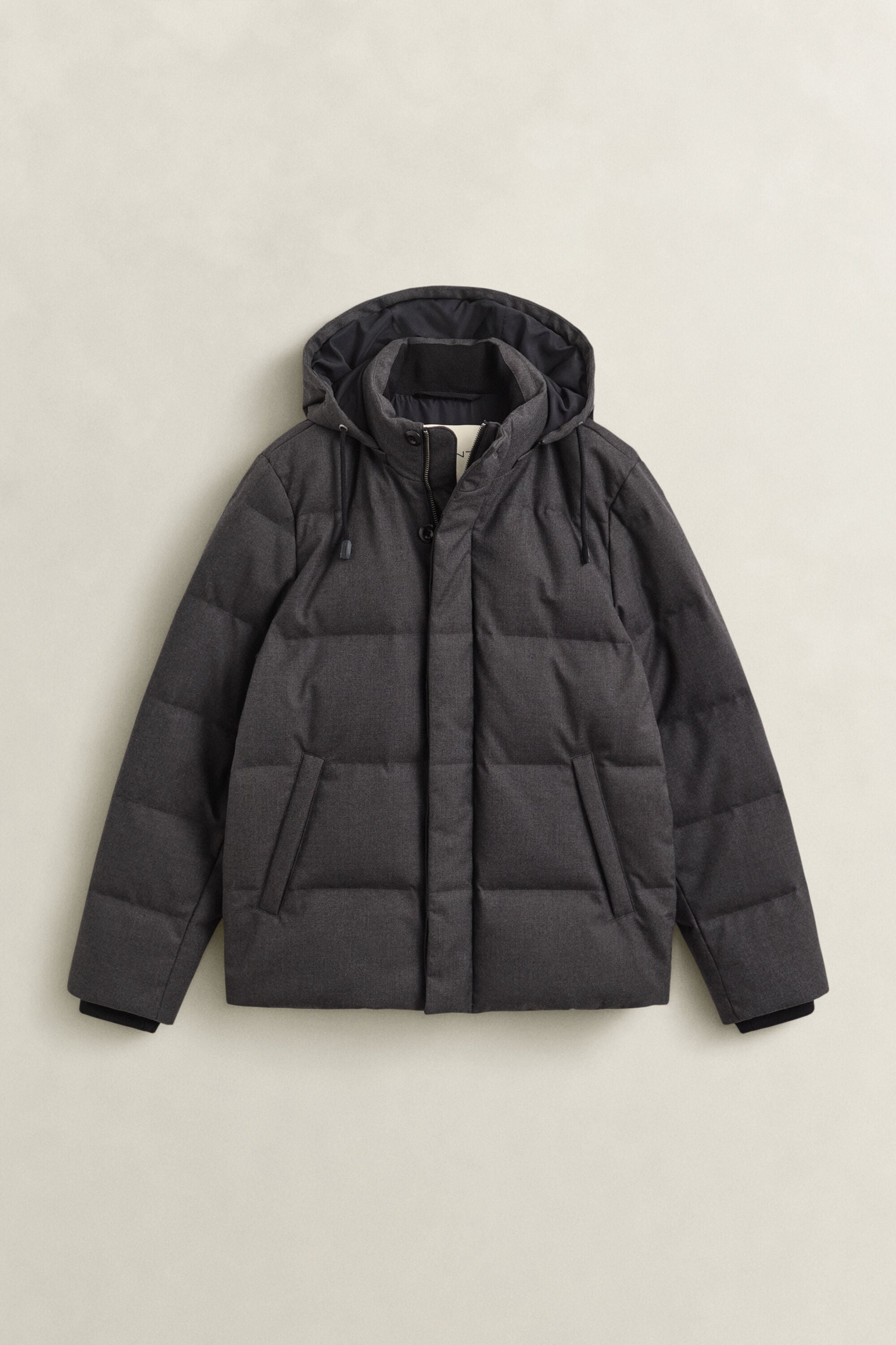 Chaqueta de franela y plumón