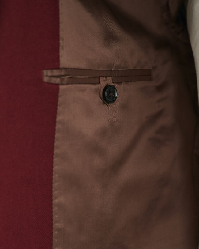 Americana de traje extragrande en sarga de lana