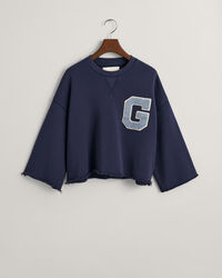 Sudadera corta de manga corta con insignia G