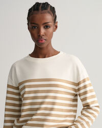 Camiseta de manga larga a rayas