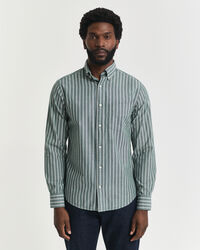 Camisa Regular Fit de popelina a rayas Archive