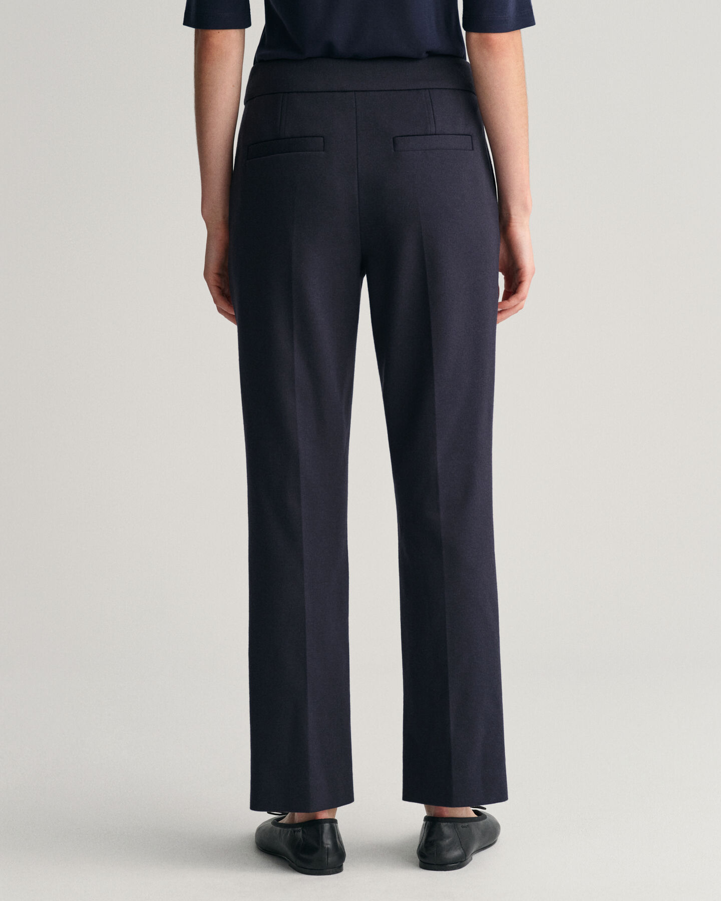 Pantalones pitillo de punto