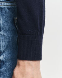 Jersey de cuello redondo en lana merino extrafina