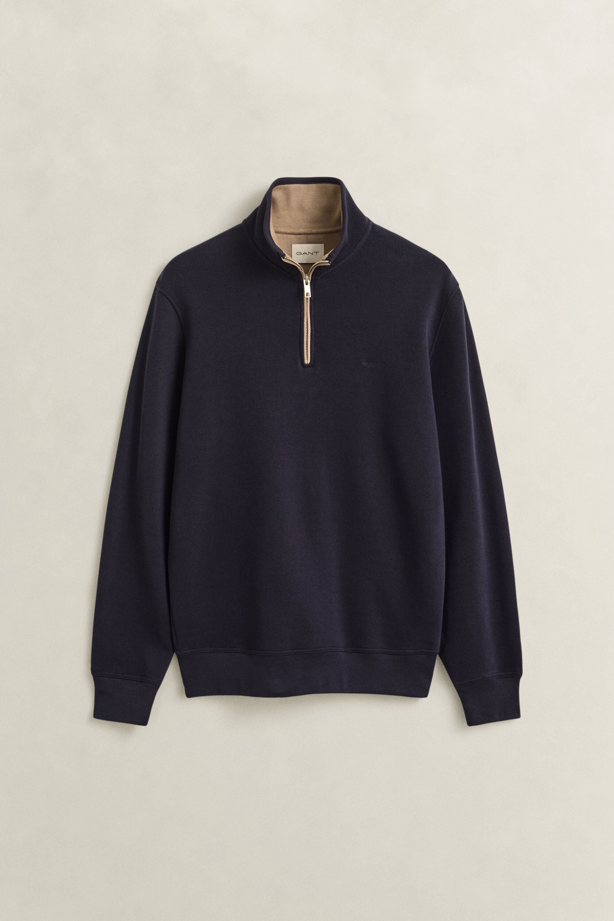 Sudadera Sacker Rib con media cremallera