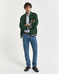 Camisa Regular Fit clásica de popelina a cuadros pequeños