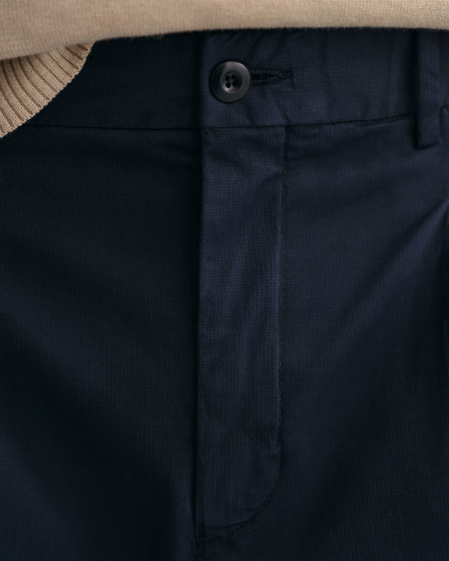 Pantalones de traje Relaxed Fit de algodón ajustados en el bajo