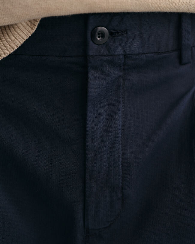 Pantalones de traje Relaxed Fit de algodón ajustados en el bajo