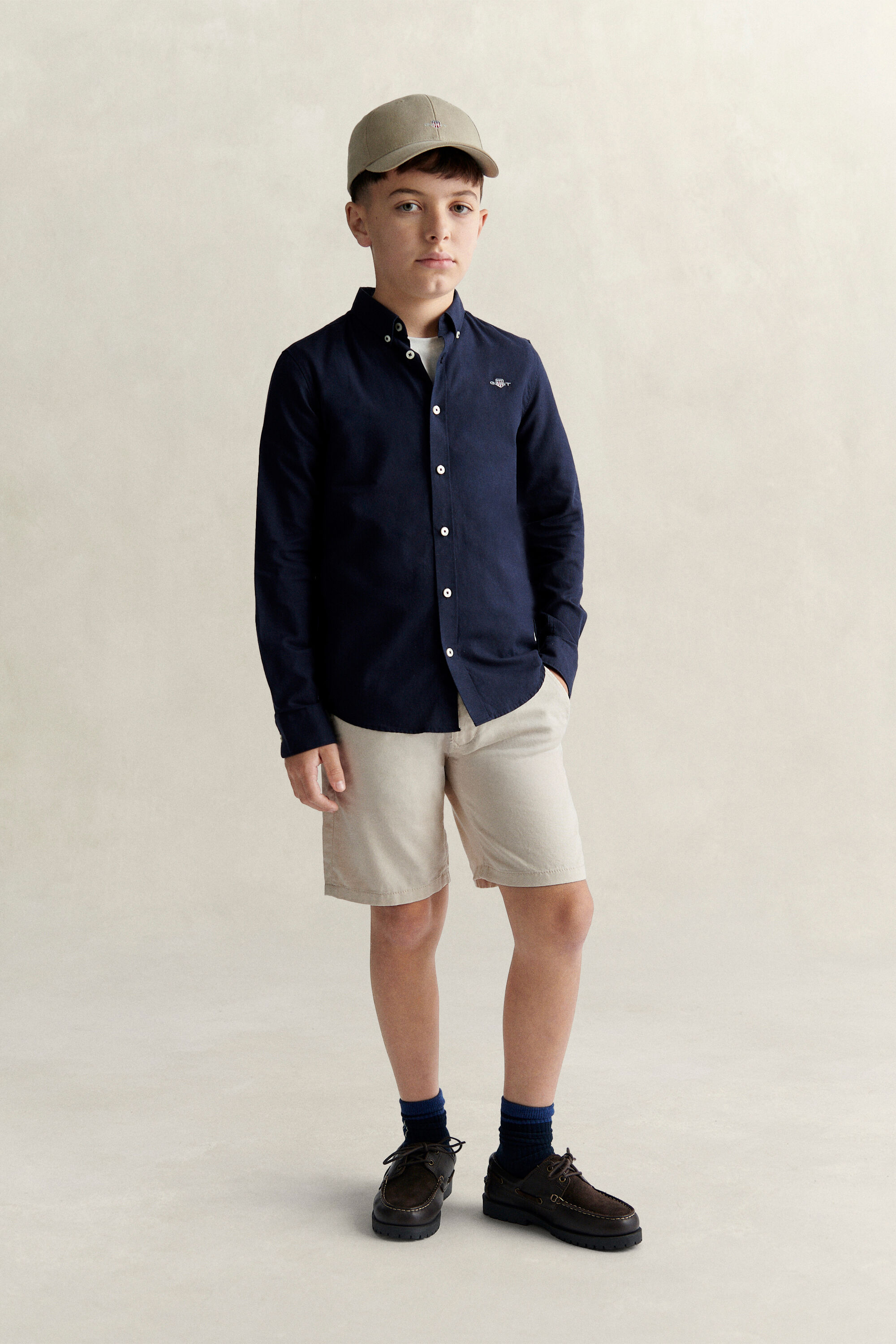 Camisa Oxford Shield Teen Boys