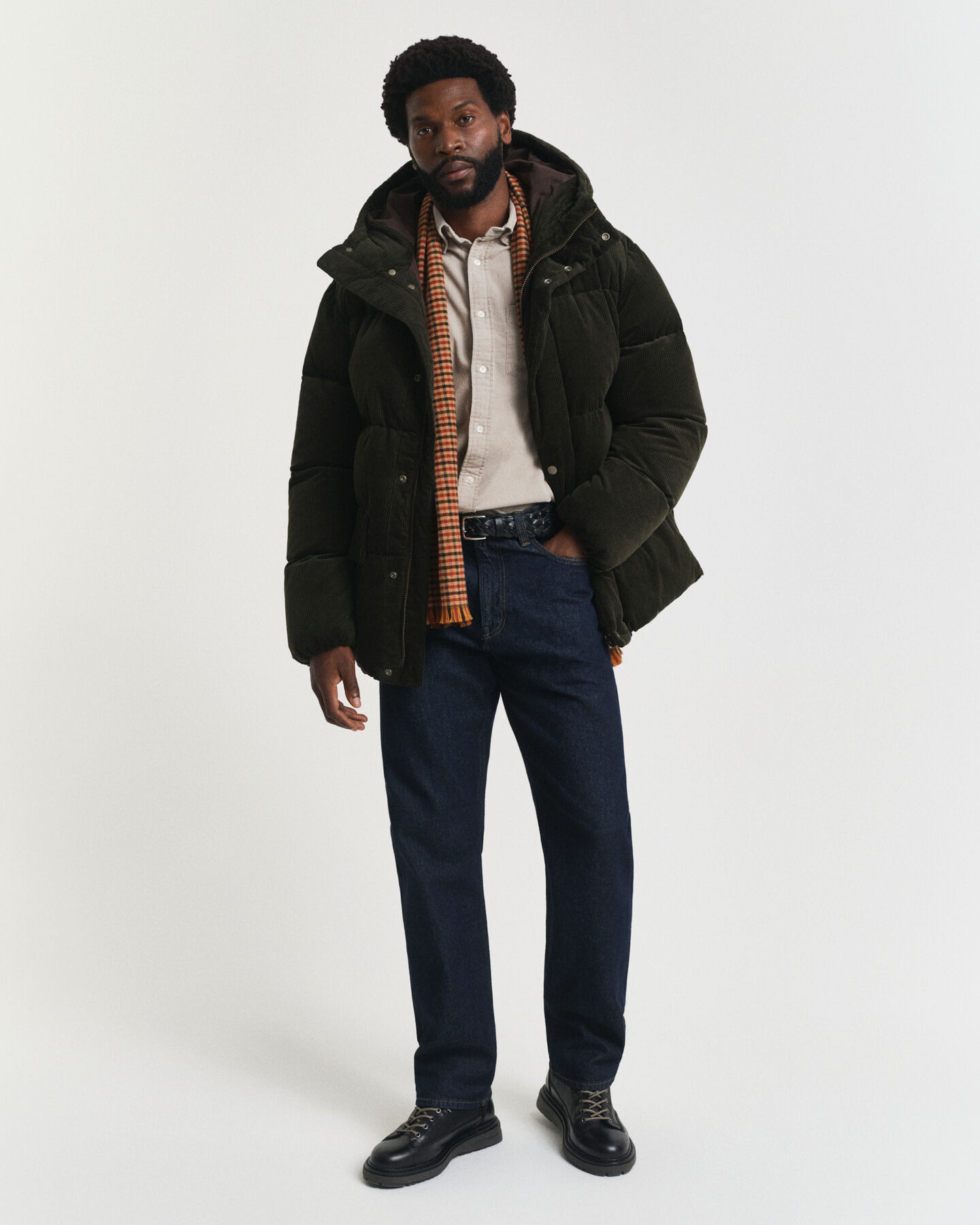 Camisa Regular Fit de pana