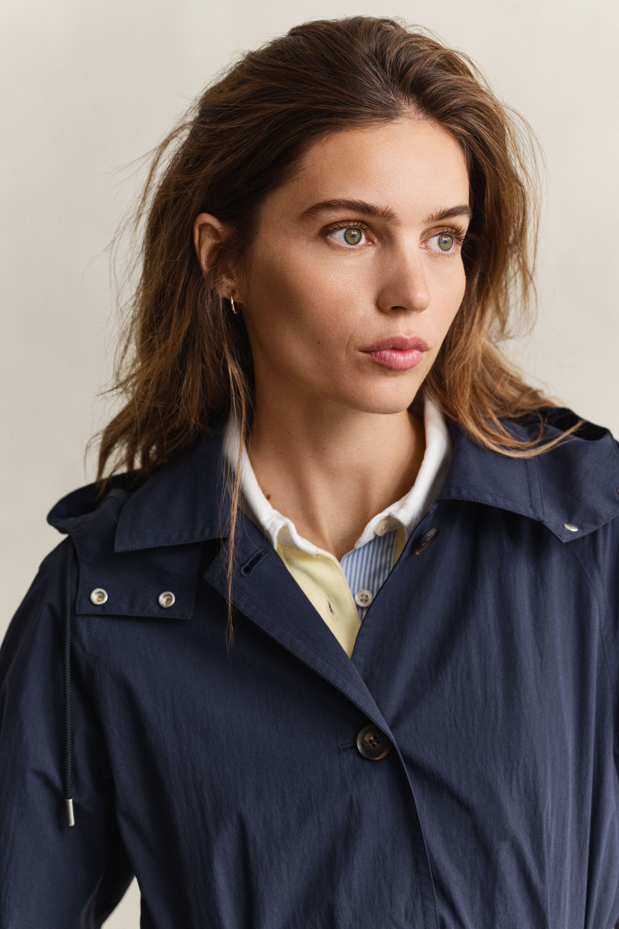 Cortavientos con cinturón