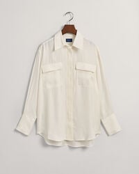 Camisa Relaxed Fit con bolsillo con solapa