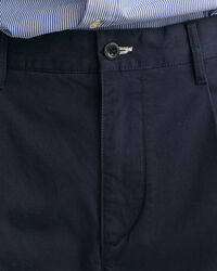 Pantalones chinos Slim Fit de sarga con pinzas
