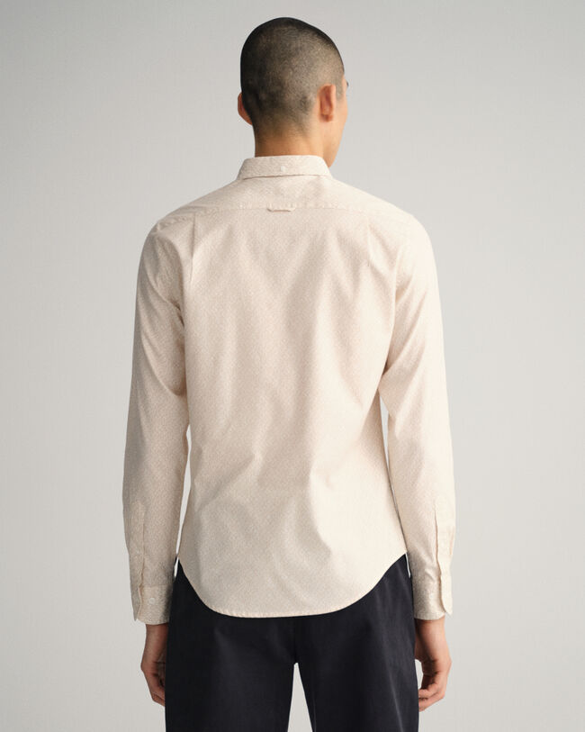 Camisa Oxford Slim Fit Small Paisley