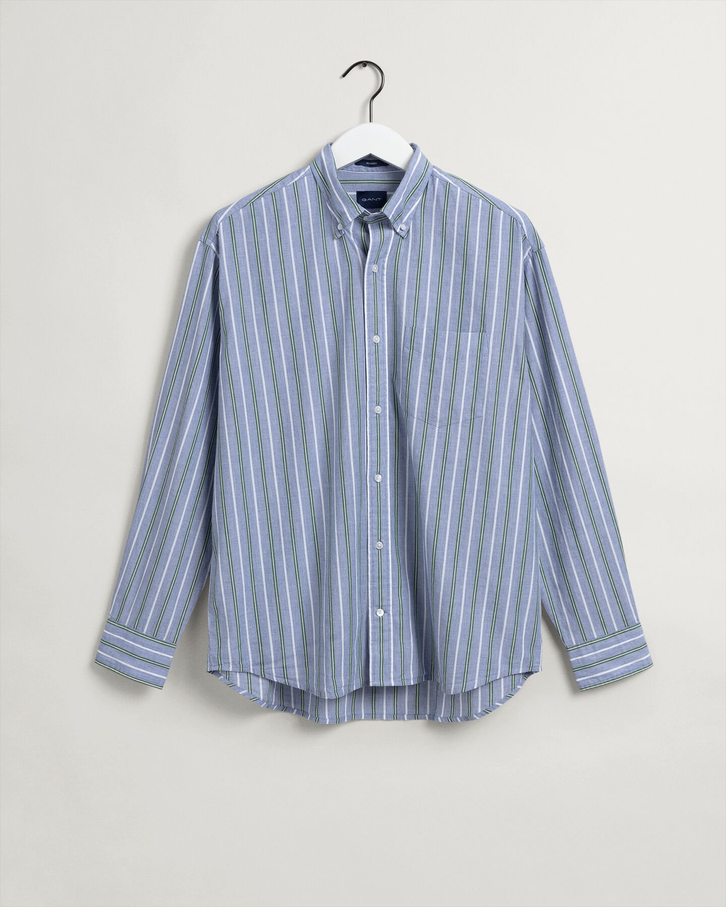 Camisa Relaxed Fit fil-&agrave;-fil