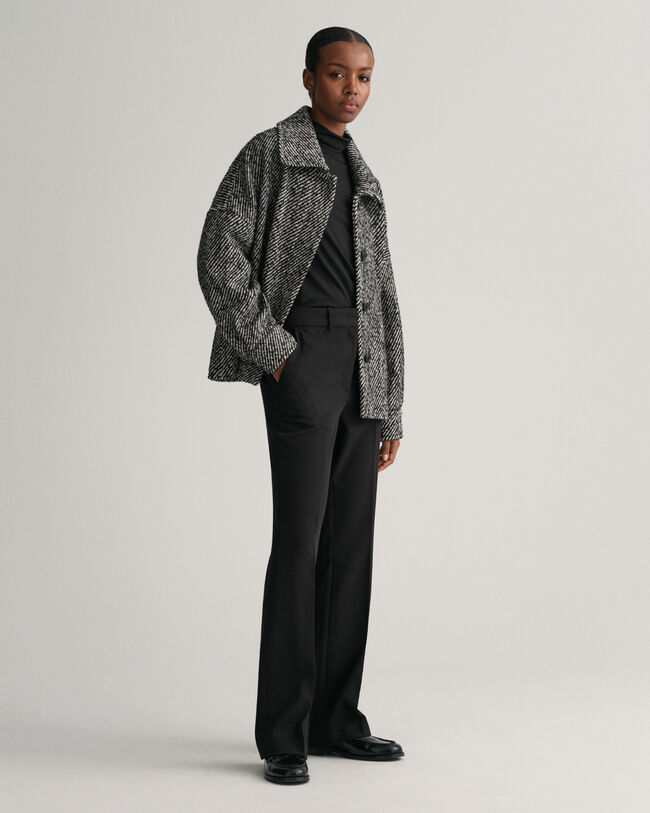 Pantalones de vestir Slim Fit acampanados