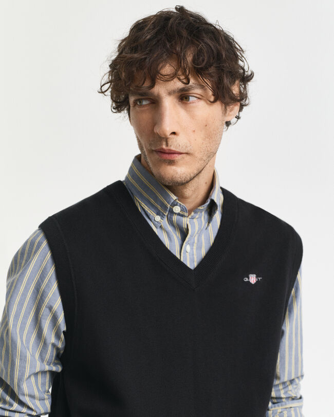 Chaleco clásico de algodón