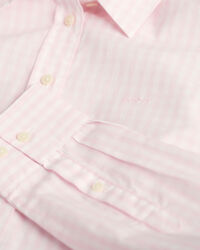 Camisa Regular Fit de popelina a cuadros Vichy