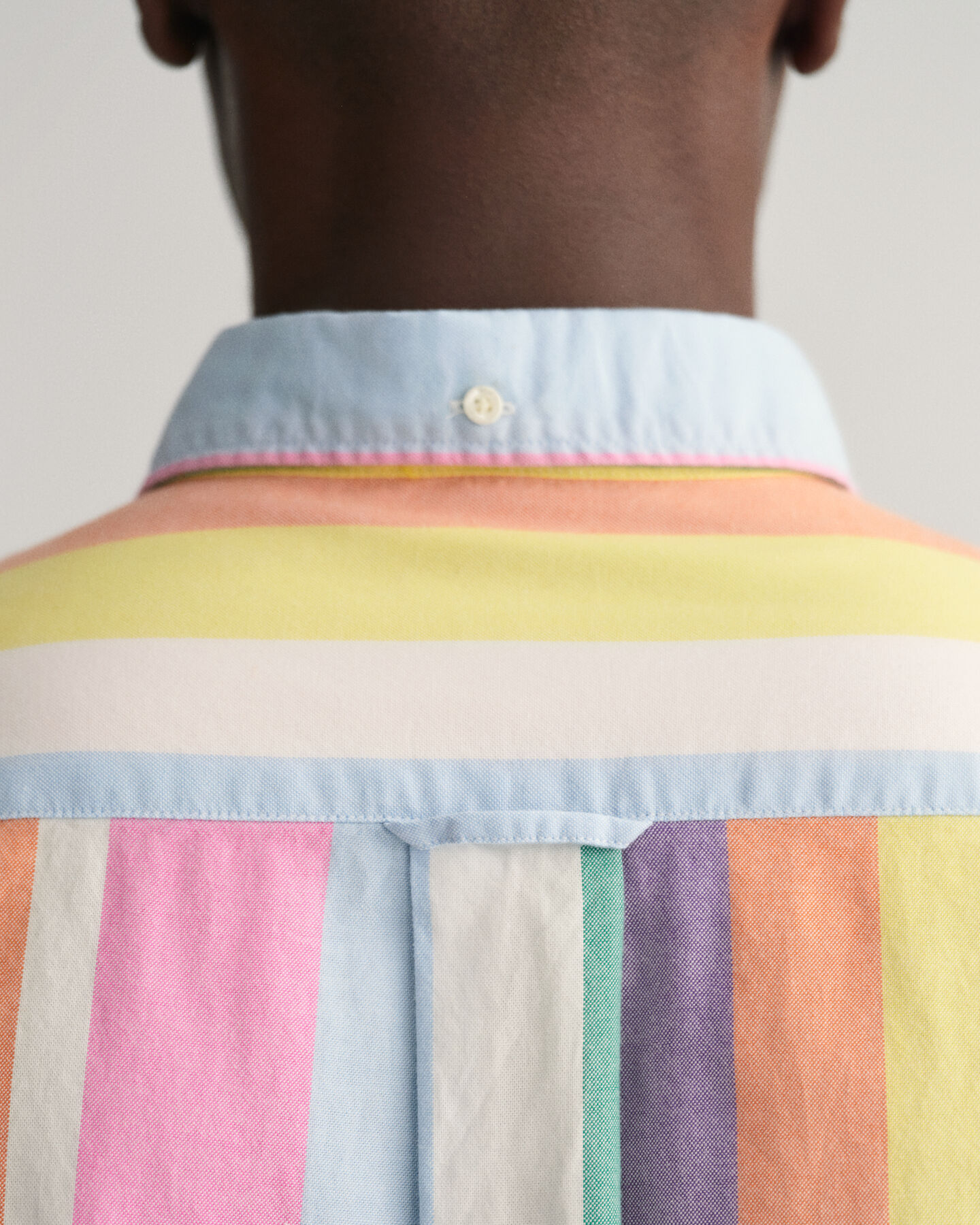 Camisa Oxford Regular Fit con rayas multicolor