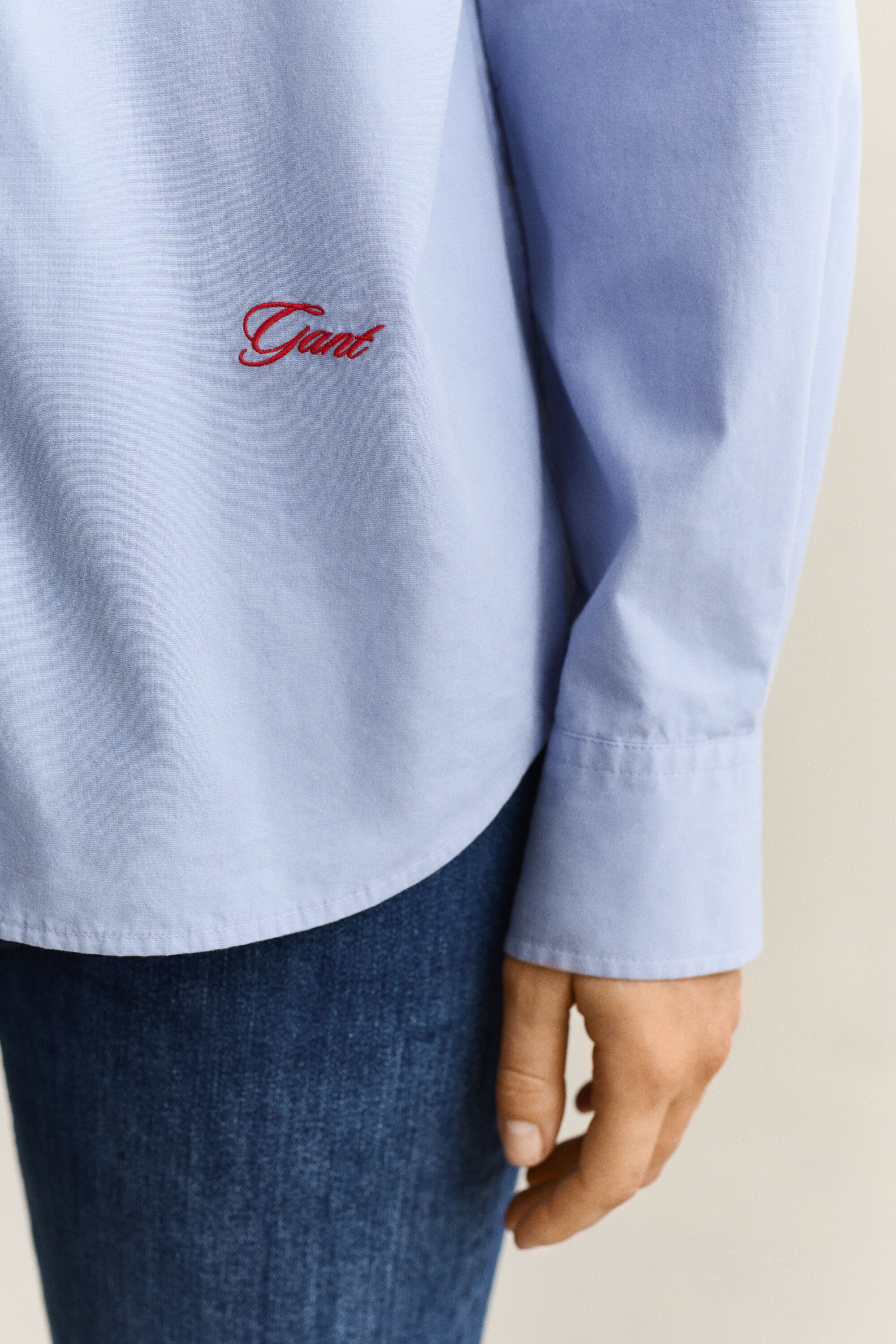 Camisa Relaxed Fit de popelina