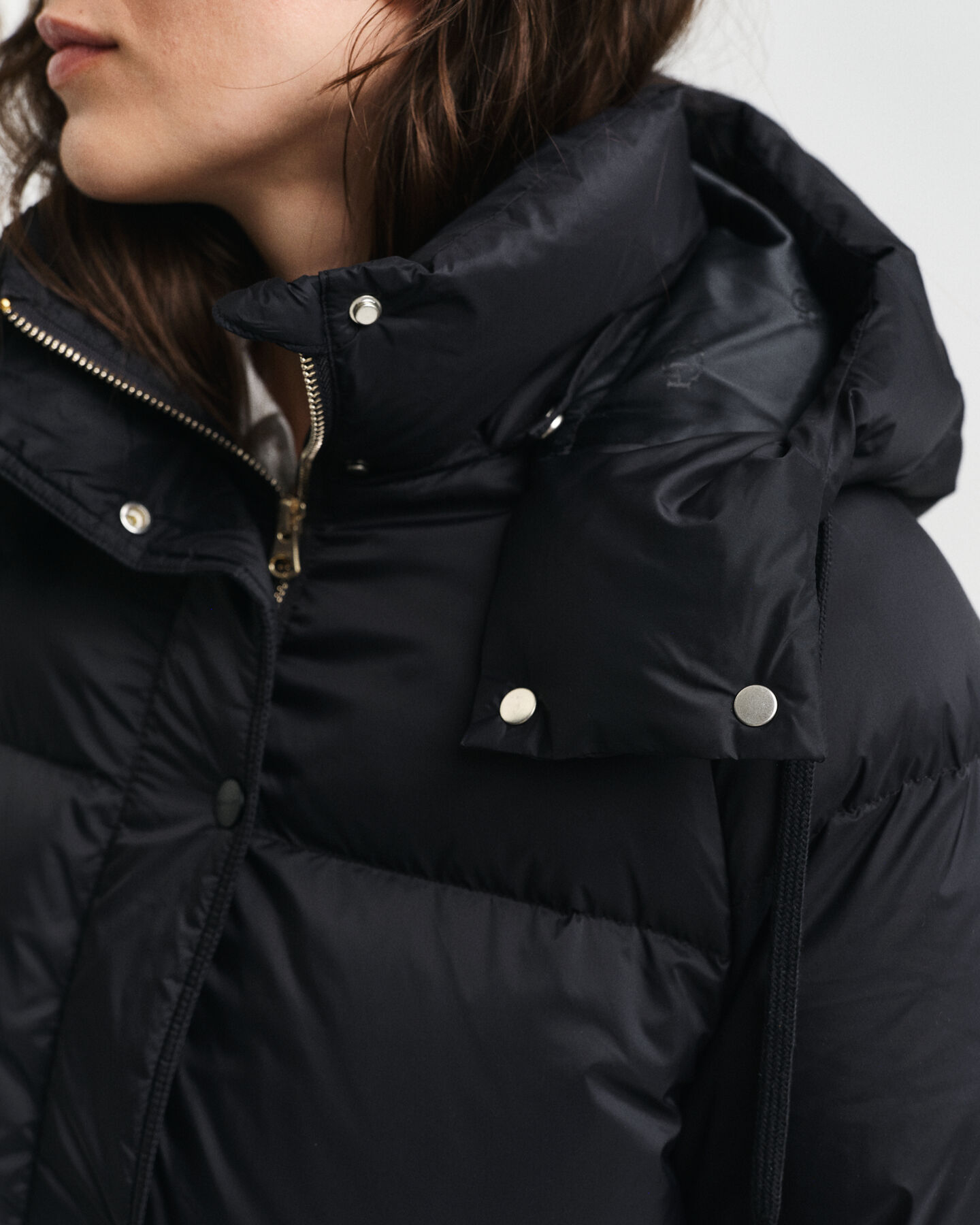 Abrigo de plumón de largo completo