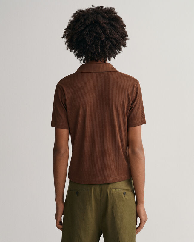 Polo de piqu&eacute; de inspiraci&oacute;n setentera