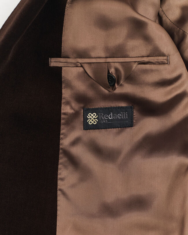 Chaqueta de traje de terciopelo