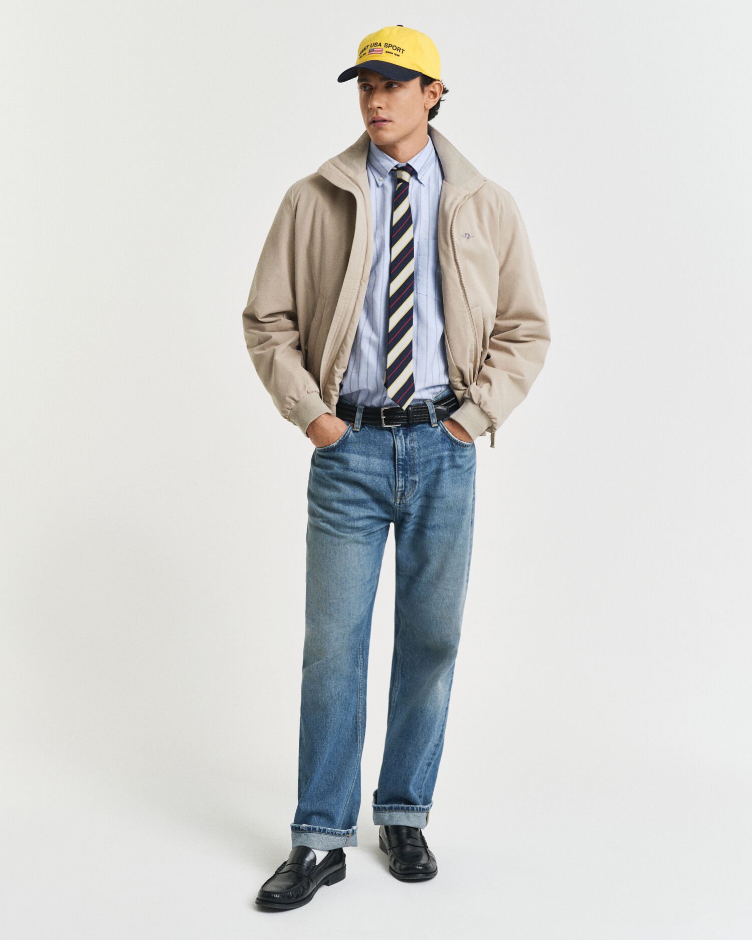 Camisa Oxford clásica Regular Fit a rayas