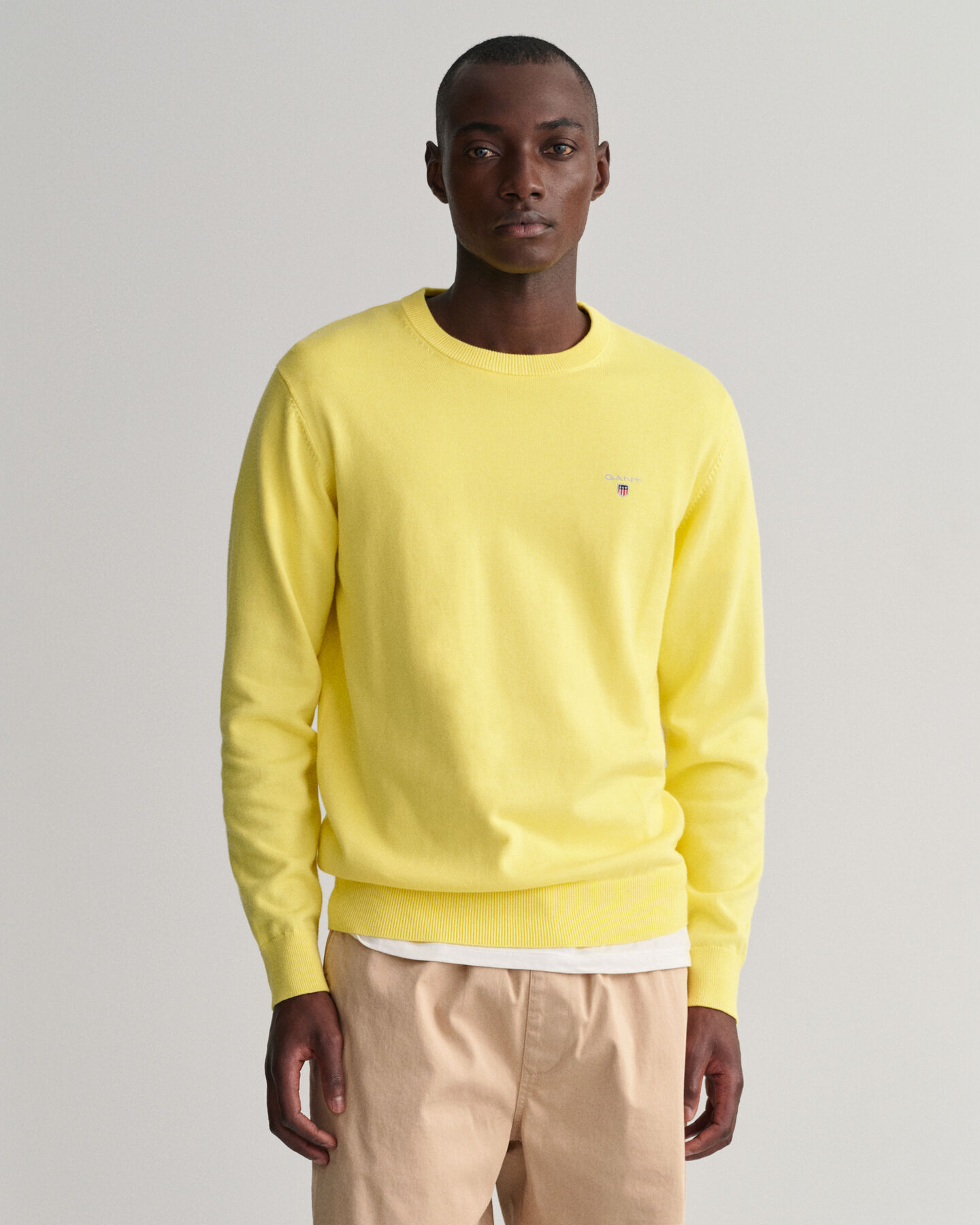 Jersey de cuello redondo de algod&oacute;n Classic