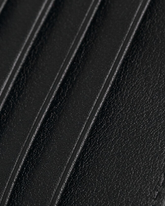 Tarjetero de piel con cremallera