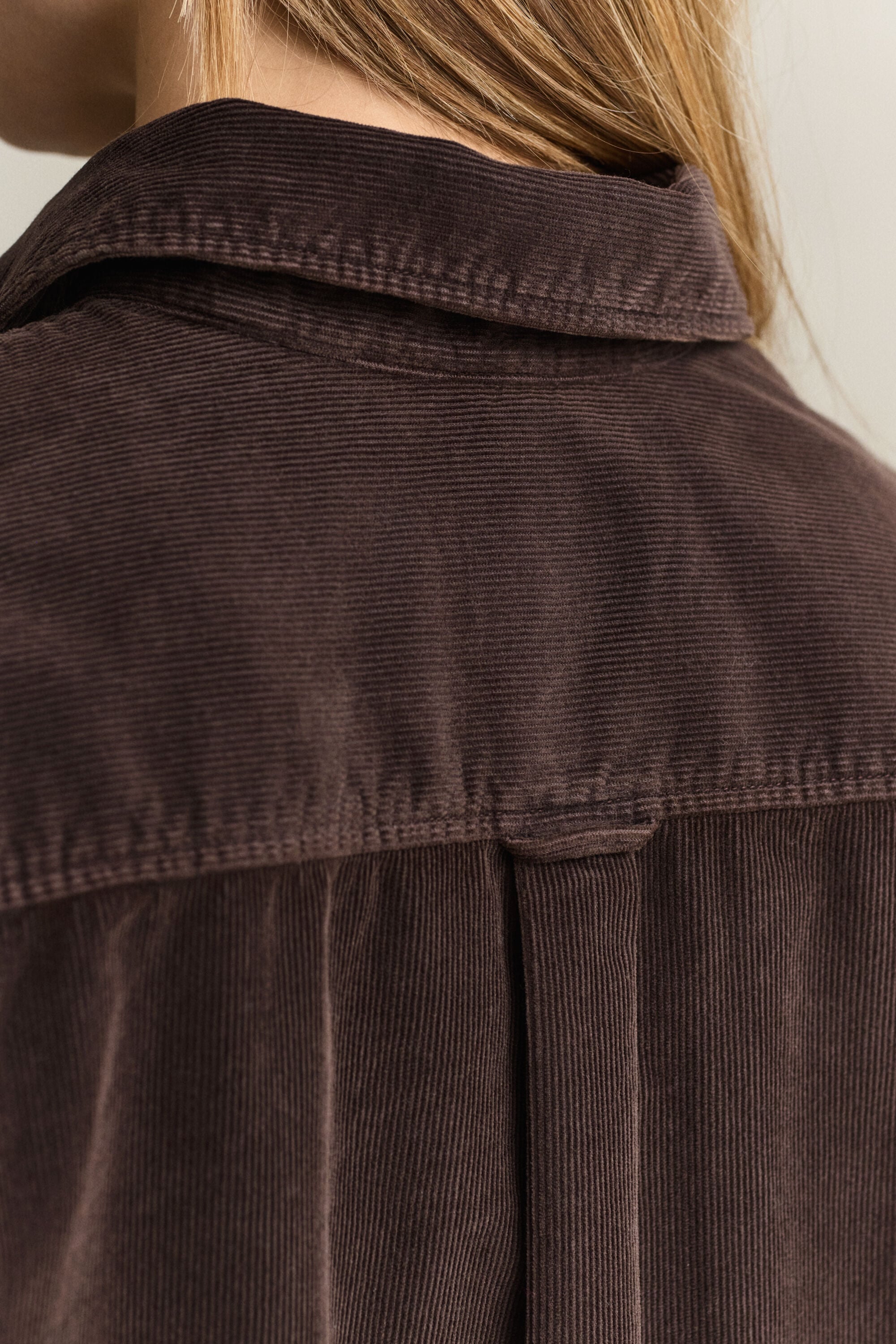 Camisa Relaxed Fit de pana