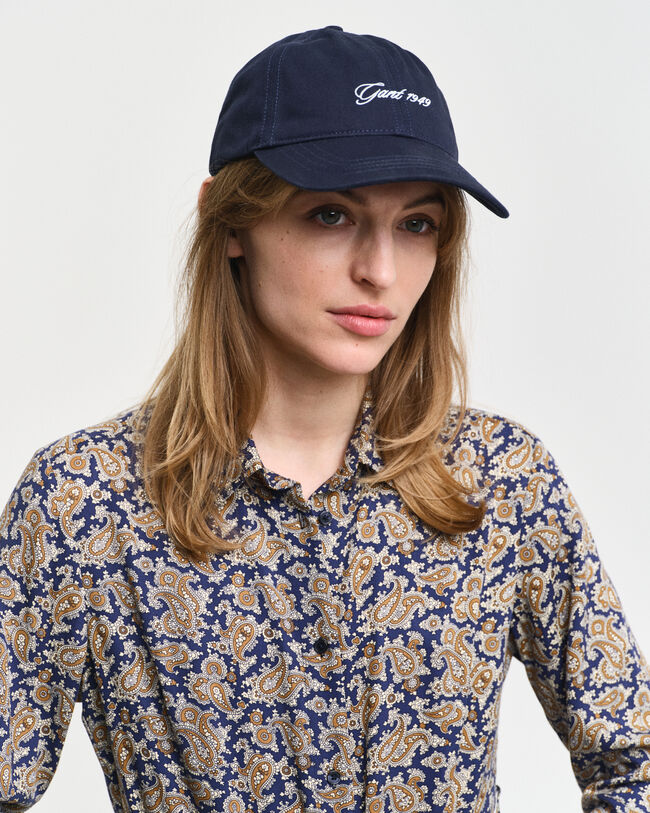 Vestido camisero con estampado de cachemir