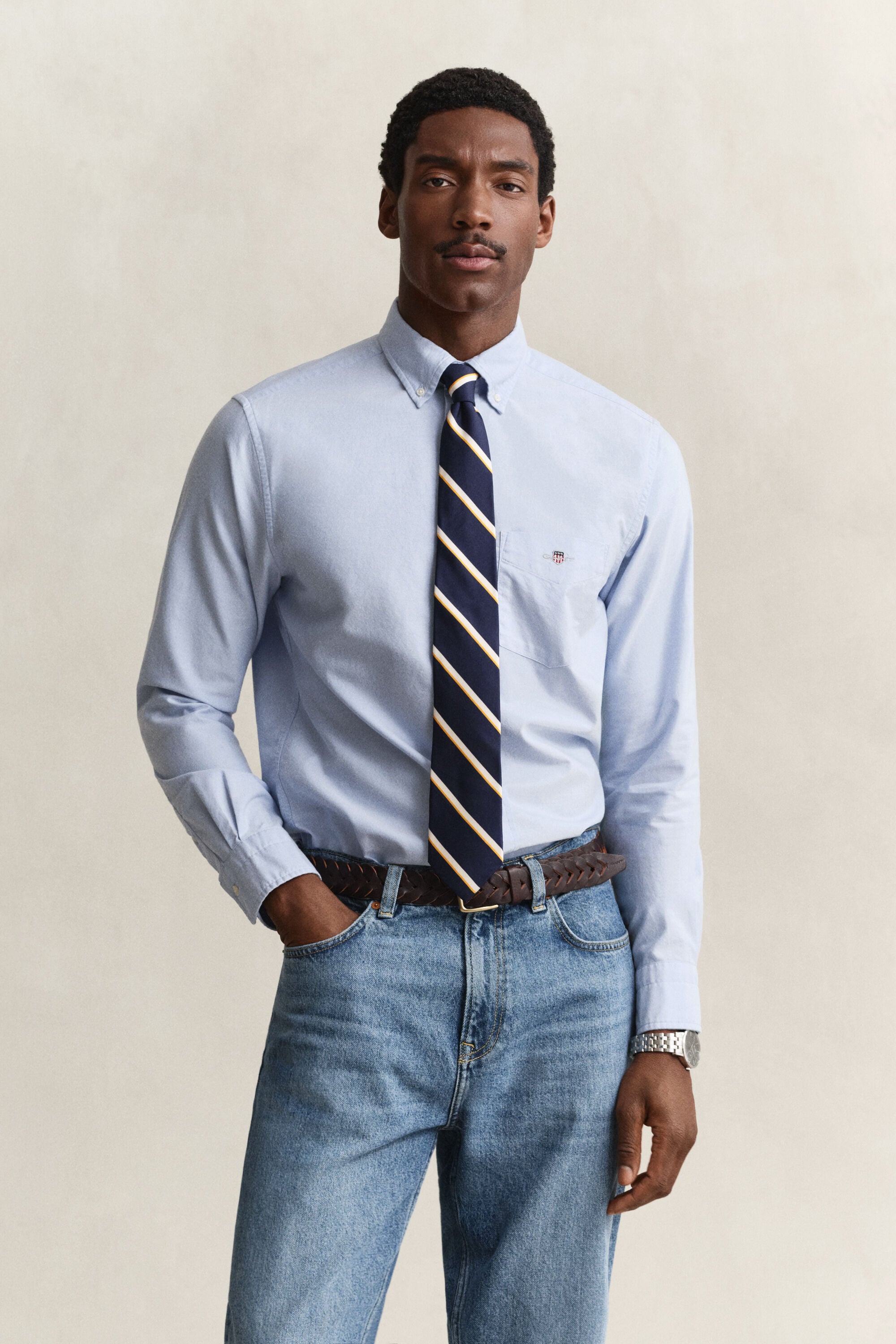 Camisa Oxford Regular Fit clásica