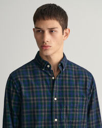 Camisa Regular Fit de pana a cuadros