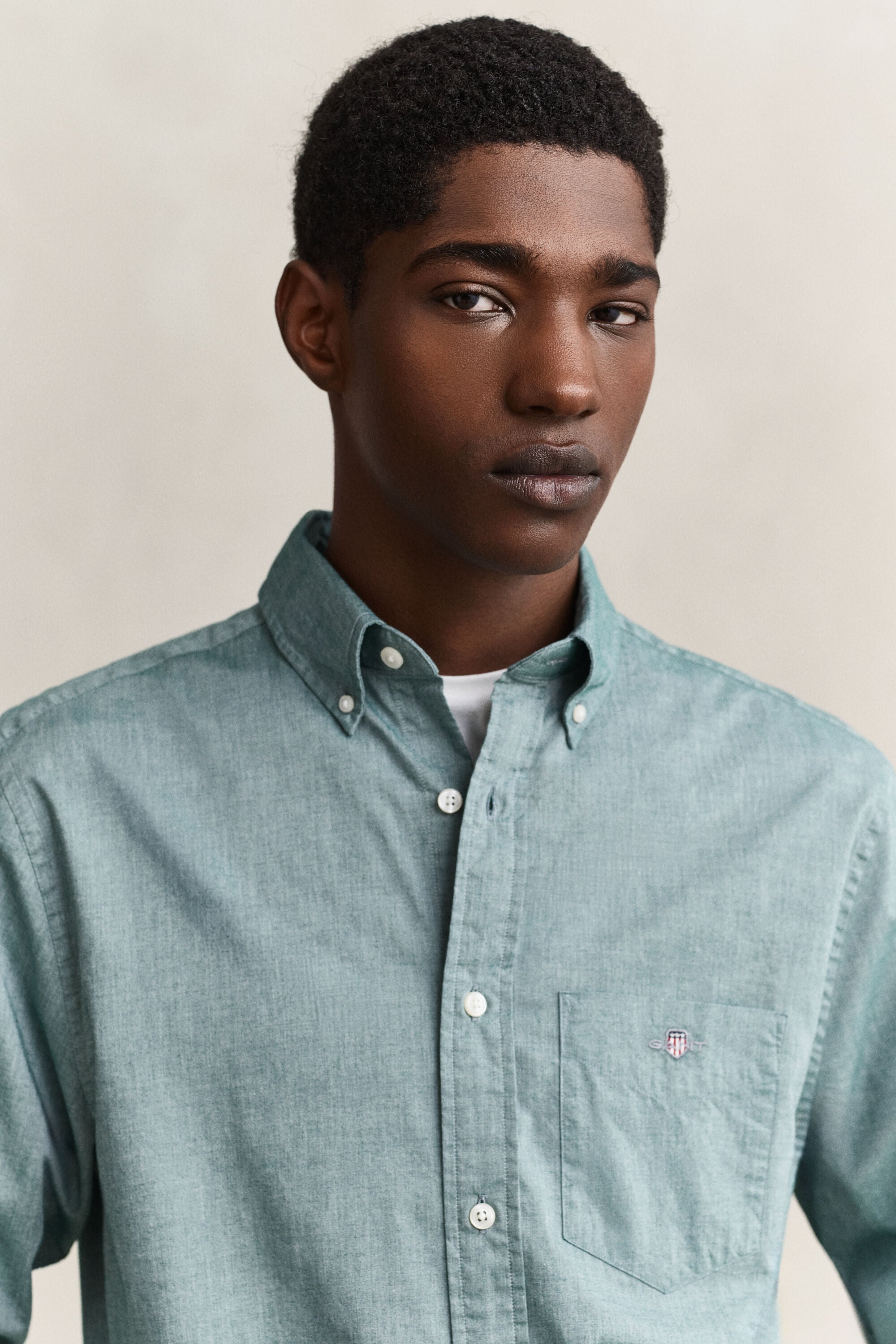 Camisa de popelina Regular Fit clásica