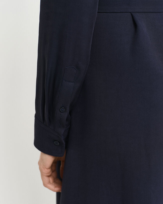 Vestido camisero con bolsillo