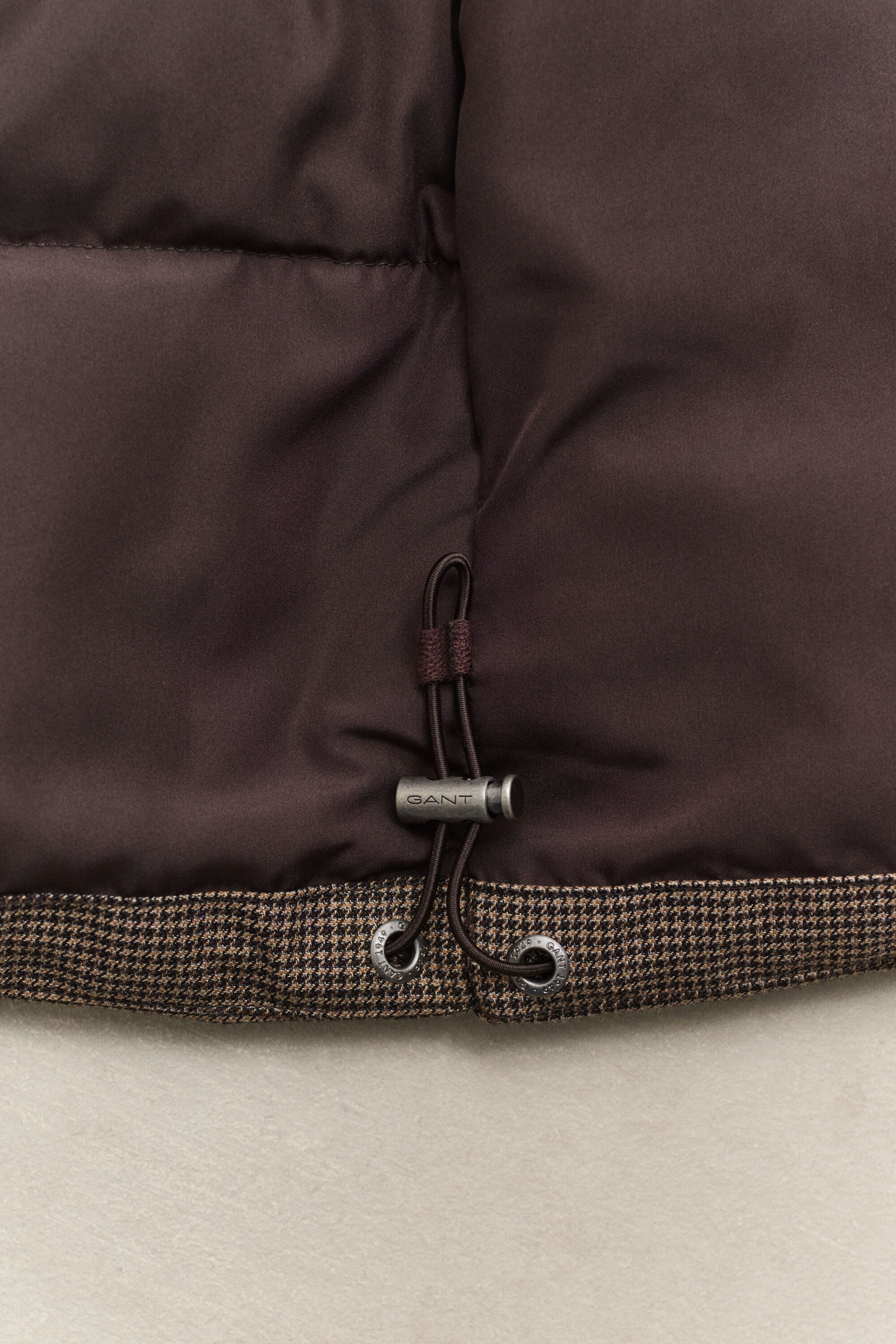 Chaqueta de franela y plumón