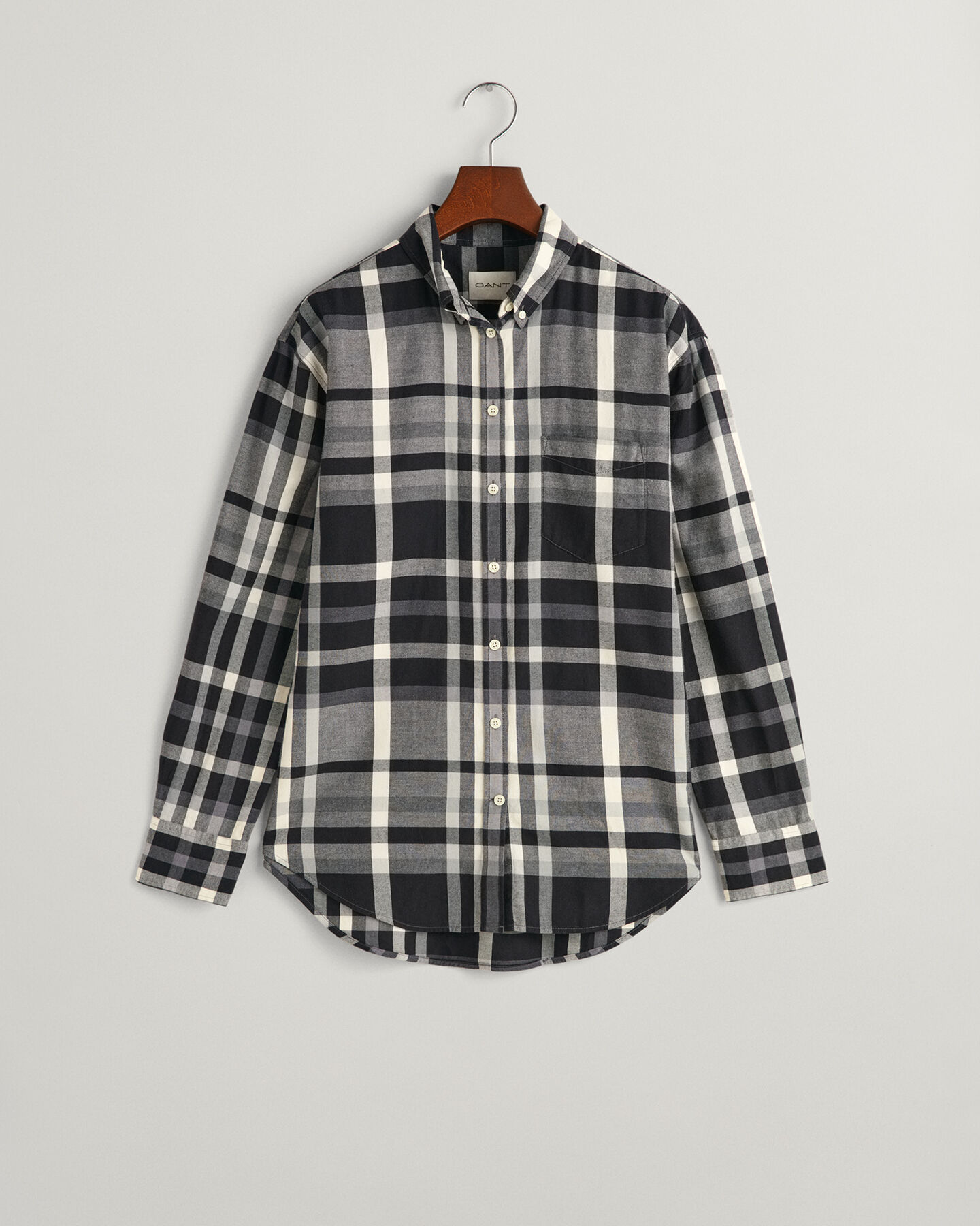 Camisa Relaxed Fit de franela a cuadros