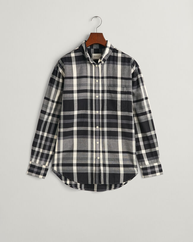 Camisa Relaxed Fit de franela a cuadros