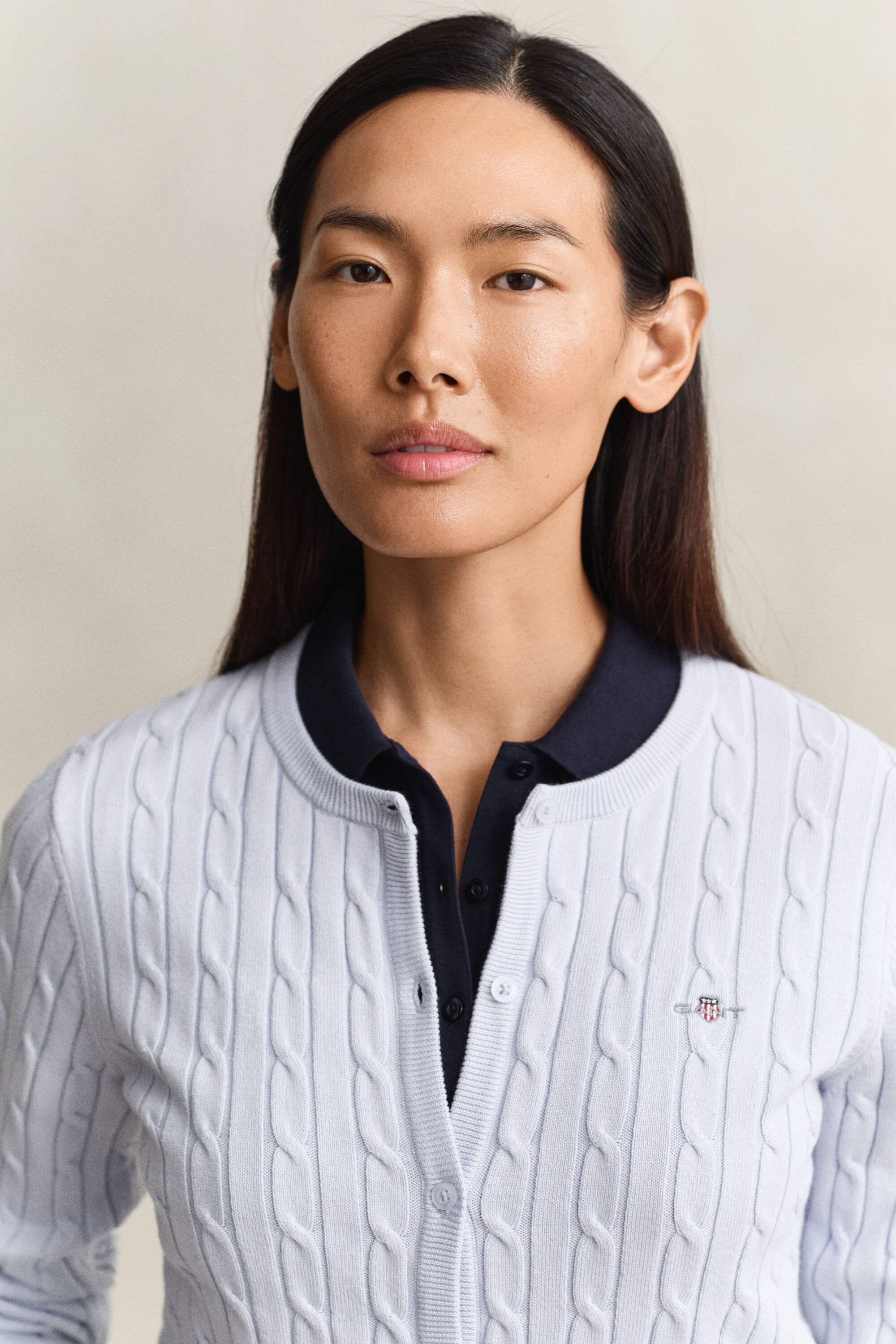 Cárdigan de punto de ochos