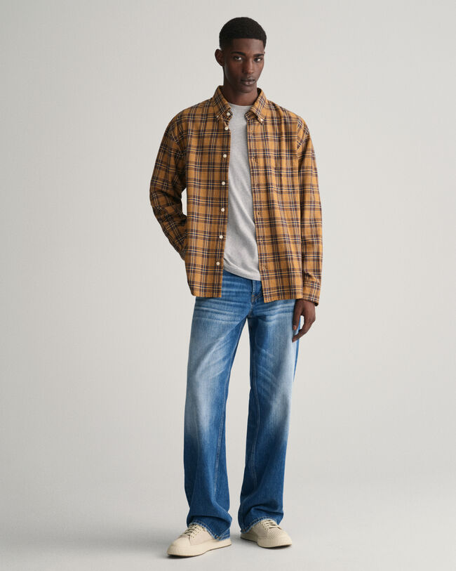 Camisa de cuadros Textured Relaxed Fit