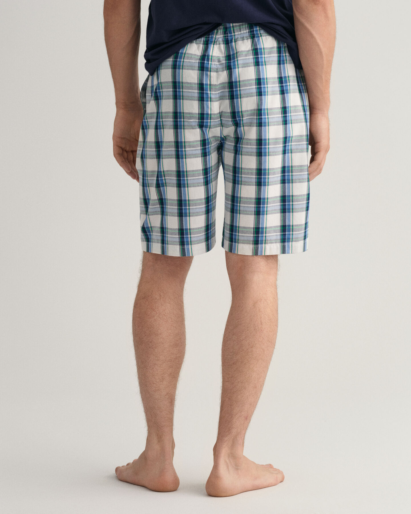 Pantalones de pijama cortos a cuadros