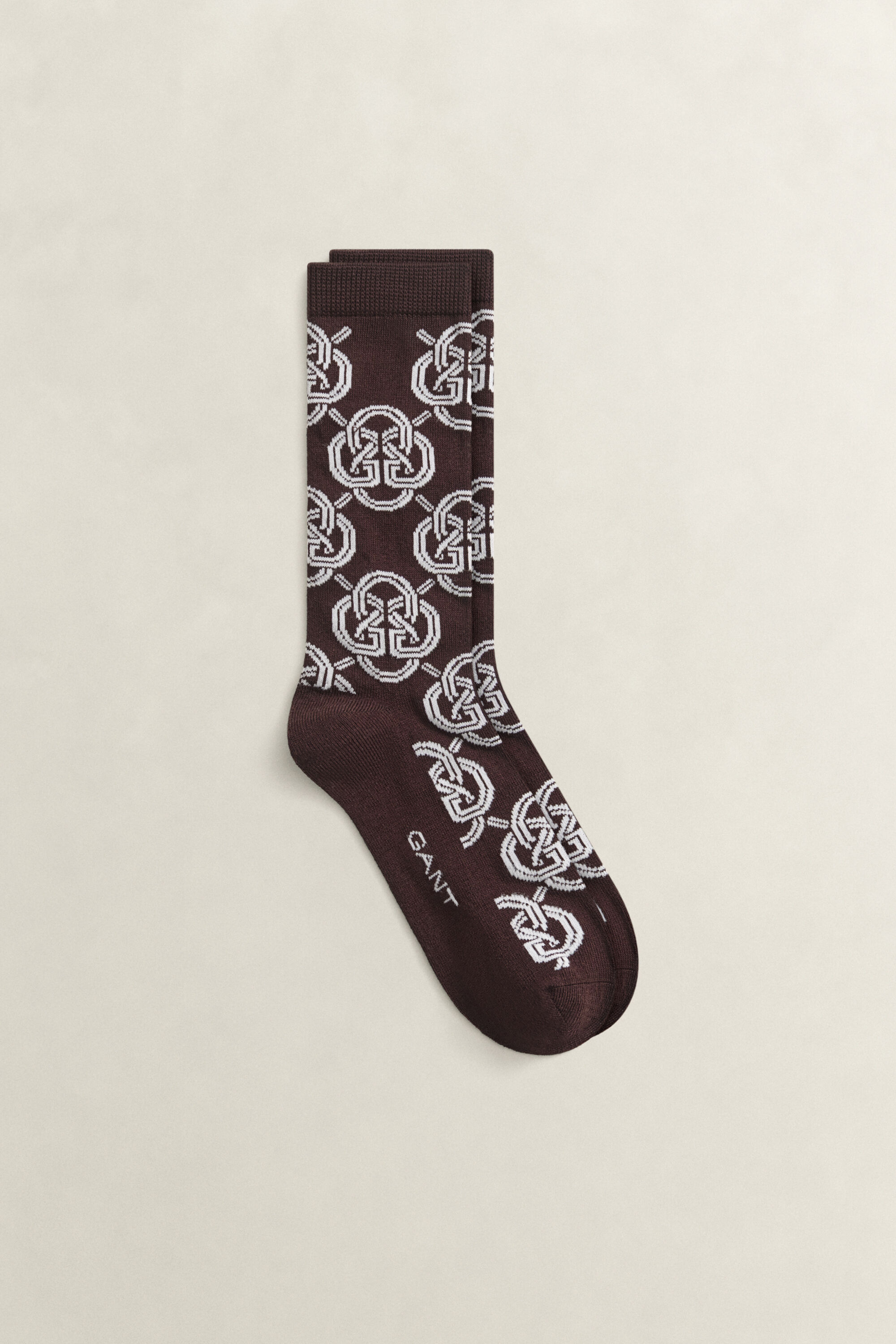 Calcetines con diseño de monograma