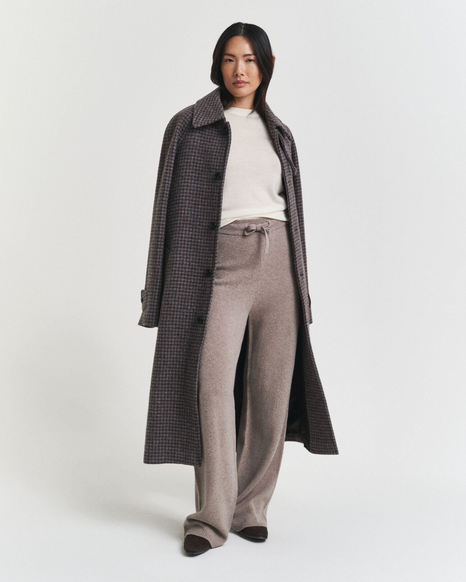 Jersey de cuello redondo en lana merino extrafina