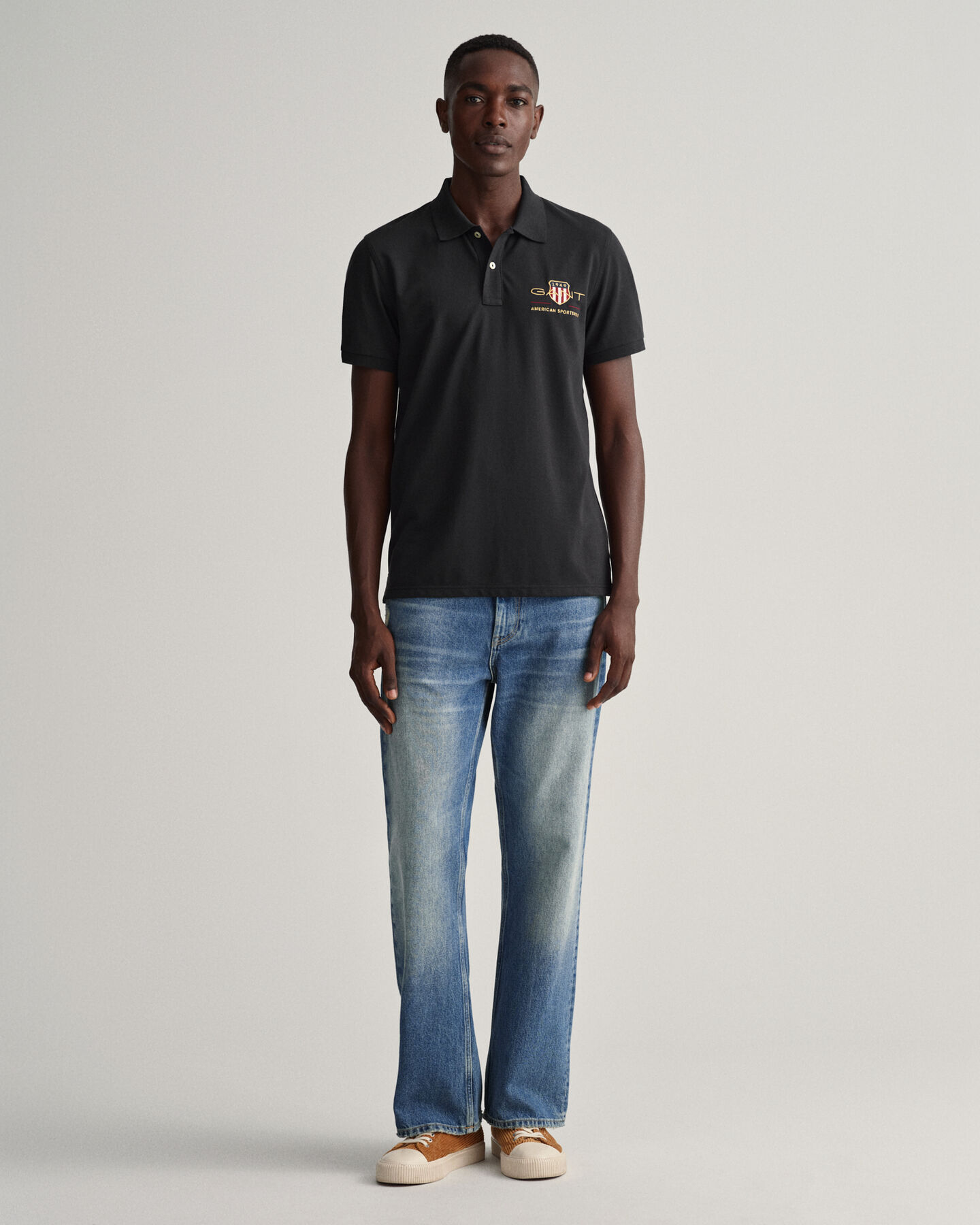 Polo de piqu&eacute; Archive Shield